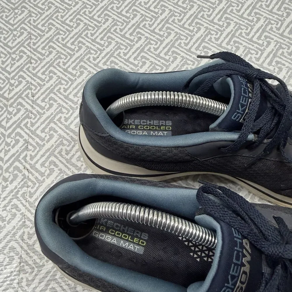 Skechers GOwalk 5 Qualify Navy Blue Mesh Men’s Walking Shoes 55509 Size 9.5